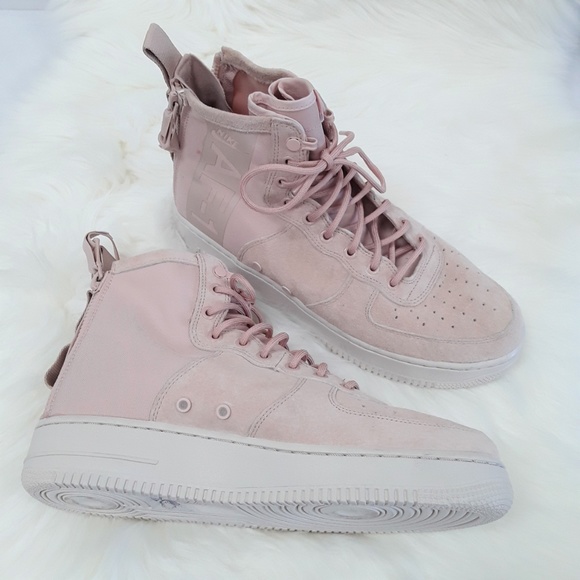 Nike Shoes - NIKE WMNS SF Air Force 1 Mid Particle Beige 11.5